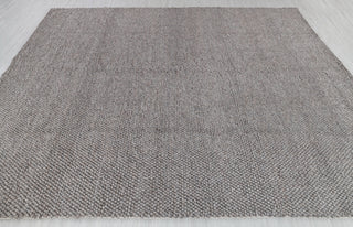 Gray Brown High Quality Chunky Wool Felted Nordic scandinavian Modern Design Hand Woven Wool Flatweave Rug, Customize in any size...Tn-72