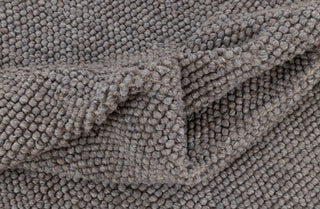 Gray Brown High Quality Chunky Wool Felted Nordic scandinavian Modern Design Hand Woven Wool Flatweave Rug, Customize in any size...Tn-72
