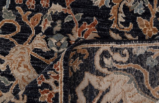 2.08X15.03 J.Blue Bird Modern Birds Scene Oushak Soft Shiny Look Hand Knotted Hand Spun Wool Rug JC-828