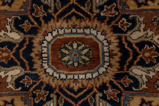 Rust Coral Serapi Classic Persian Retro high Quality Rug Hand Knotted 100% Wool Rug