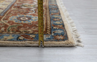 Rust Coral Serapi Classic Persian Retro high Quality Rug Hand Knotted 100% Wool Rug
