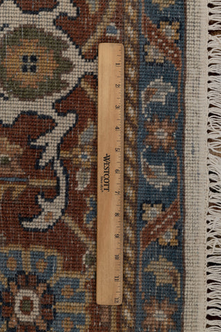 Rust Coral Serapi Classic Persian Retro high Quality Rug Hand Knotted 100% Wool Rug