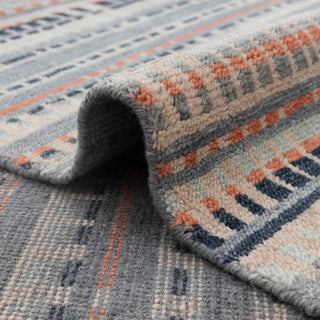 Linear 8x10 Transitional Abstract Horizontal Stripe Rug