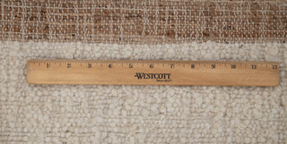 Natural Wool Jute Ivory Solid Plain High Quality Hand Woven Premium Quality Boho Style Rug, Moroccan Bohemian Decor Inspired- TN-95