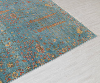 10x14 Classic Persian Blue High Quality Tree of life Modern Designer Hand Knotted Decorative Rug, JC-2794