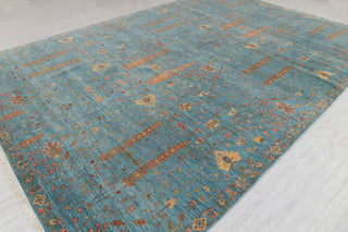 10x14 Classic Persian Blue High Quality Tree of life Modern Designer Hand Knotted Decorative Rug, JC-2794