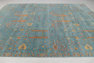 10x14 Classic Persian Blue High Quality Tree of life Modern Designer Hand Knotted Decorative Rug, JC-2794