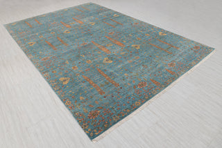 10x14 Classic Persian Blue High Quality Tree of life Modern Designer Hand Knotted Decorative Rug, JC-2794