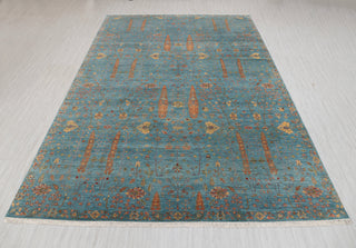 10x14 Classic Persian Blue High Quality Tree of life Modern Designer Hand Knotted Decorative Rug, JC-2794