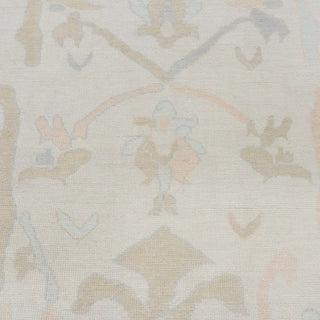 12X12 Cream Modern Oushak Rug, Hand-Knotted Wool, Custom Size 1725