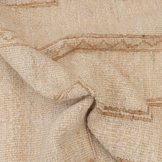 12x15 Cream Jute Wool Handwoven Rug, Custom Size G-2283