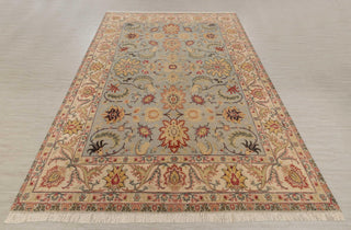 9x12 Grey Beige Retro Kerman Hand Knotted High Quality Wool Rug-7204