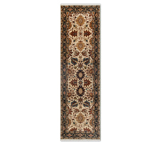 Vintage Floral - 2.6x10 Cream Rust Runner Rug