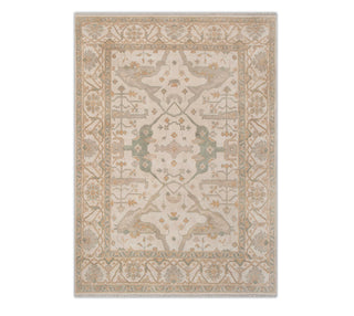 Serene - 8x10 Soft Ivory Plush Feel Wool Oushak Rug