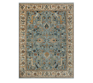 Azura - 8x10 Handmade Blue Persian Rug