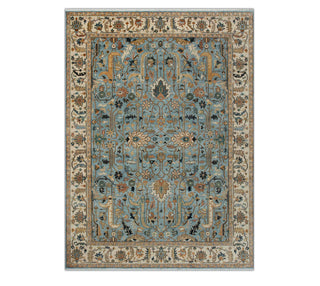 Azura - 8x10 Handmade Blue Persian Rug