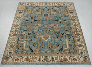 Azura - 8x10 Handmade Blue Persian Rug