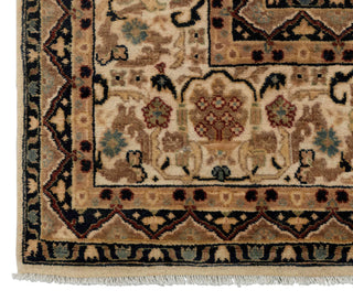 8x10 Beige Floral Design Rug High Quality Classic Hand Knotted Wool Rug #5566