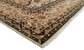 8x10 Beige Floral Design Rug High Quality Classic Hand Knotted Wool Rug #5566
