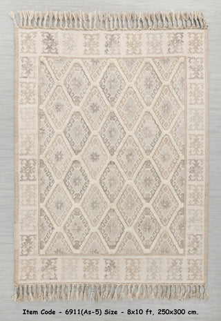 Natural Ivory Wool Moroccan Inspired Rug Hand Woven Bohemian Decor Inspired, Boho Scandinavian Decor-#AS-5