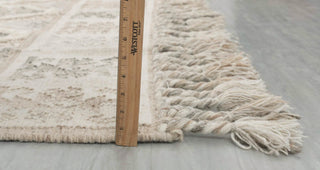 Natural Ivory Wool Moroccan Inspired Rug Hand Woven Bohemian Decor Inspired, Boho Scandinavian Decor-#AS-5