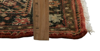 2.7x10 Stairs Rug Red Navy Retro High Quality Vintage Finish Hand Knotted Wool Rug, Rug-5831