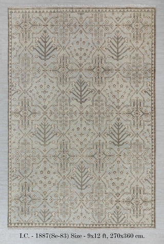 Soft Green Grey Turkish Wool Oushak Design Hand Knotted Hand Spun Wool Rug #Customise in Any Size.SE-2
