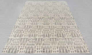 8x10 Moroccan Ivory Gray Vintage Bohemian Berber Shag Boho Hand Knotted Wool Rug, # Free Shipping 3537