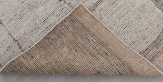 Distressed Ivory White L.Brown Wool Bohemian Handknotted Moroccan 100% WOOL Rug !!Free Shipping!! MRC-17 - 20709