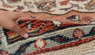 Rust Coral Serapi Classic Persian Retro high Quality Rug Hand Knotted 100% Wool Rug, Rug- Se-65/ Se-57