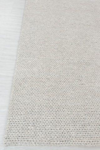 Light Grey Chunky Wool Felted High Quality Nordic scandinavian Modern Design Hand Woven Wool Flatweave Rug, Customize in any size-4761