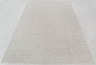 Light Grey Chunky Wool Felted High Quality Nordic scandinavian Modern Design Hand Woven Wool Flatweave Rug, Customize in any size-4761