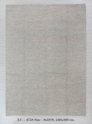 Light Grey Chunky Felted Soft Wool Rug Modern Design Hand Woven Wool Flatweave Rug, Customize in any size-4758 tn-75