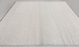 Ivory White Solid Pebbles Pattern Modern Design Hand Woven Wool Flatweave Rug, Customize in any size-TN-42