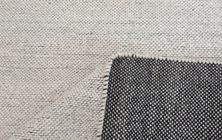 Ivory White Solid Pebbles Pattern Modern Design Hand Woven Wool Flatweave Rug, Customize in any size-TN-42