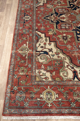 8x10 Rug Persian Serapi Hand Knotted Rug #P-118