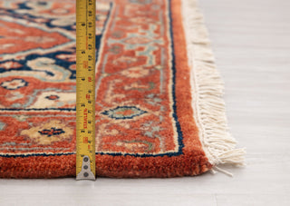 2.6x10 Foot Red Serapi Persian Reproduction Runner Rug Hand Knotted Wool Soft, Thick and Plush Feel #G-11477