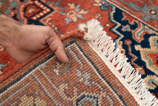 2.6x10 Foot Red Serapi Persian Reproduction Runner Rug Hand Knotted Wool Soft, Thick and Plush Feel #G-11477
