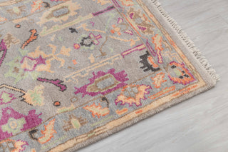 2.6x12 Foot Oushak Runner Rug Hand Knotted Wool Soft, Thick and Plush Feel #G-11473