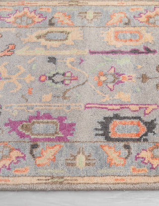 2.6x12 Foot Oushak Runner Rug Hand Knotted Wool Soft, Thick and Plush Feel #G-11473