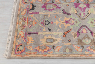 2.6x12 Foot Oushak Runner Rug Hand Knotted Wool Soft, Thick and Plush Feel #G-11473