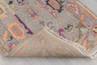 2.6x12 Foot Oushak Runner Rug Hand Knotted Wool Soft, Thick and Plush Feel #G-11473