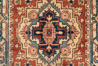2.6x14Ft. Red Serapi Persian Reproduction Runner Rug Hand Knotted Wool Soft and Plush Feel #G-11472