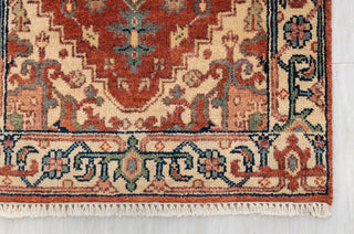 2.6x14Ft. Red Serapi Persian Reproduction Runner Rug Hand Knotted Wool Soft and Plush Feel #G-11472