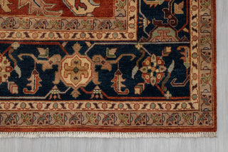 10x14 Classic Indo Persian Serapi Mahal Red Beige Hand Knotted 100% Wool Rug,