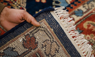 9x12 Blue Rust Antique Reproduction Persian Karaje High Quality Rug Hand Knotted, MT-9