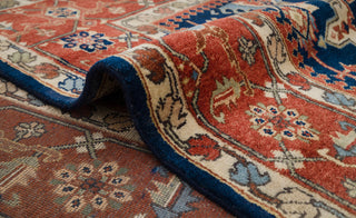 9x12 Blue Rust Antique Reproduction Persian Karaje High Quality Rug Hand Knotted, MT-9