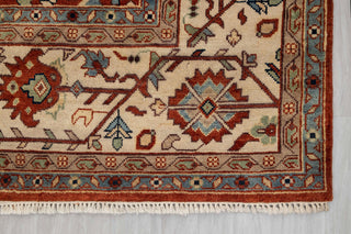 9x9 Square Red Beige Persian Reproduction Soft Quality Wool Hand Knotted Rug , MT-20