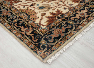 Vintage Floral - 2.6x10 Cream Rust Runner Rug