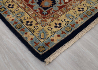 10x14 Navy Red Persian Reproduction High Density Premium Quality Hand Knotted Soft Wool Rug I G-10684